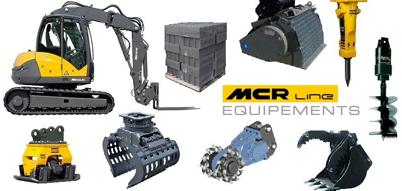 Mecalac MCR gamme equipements