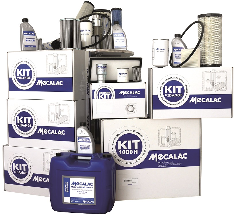 Mecalac entretien kits filtration origine